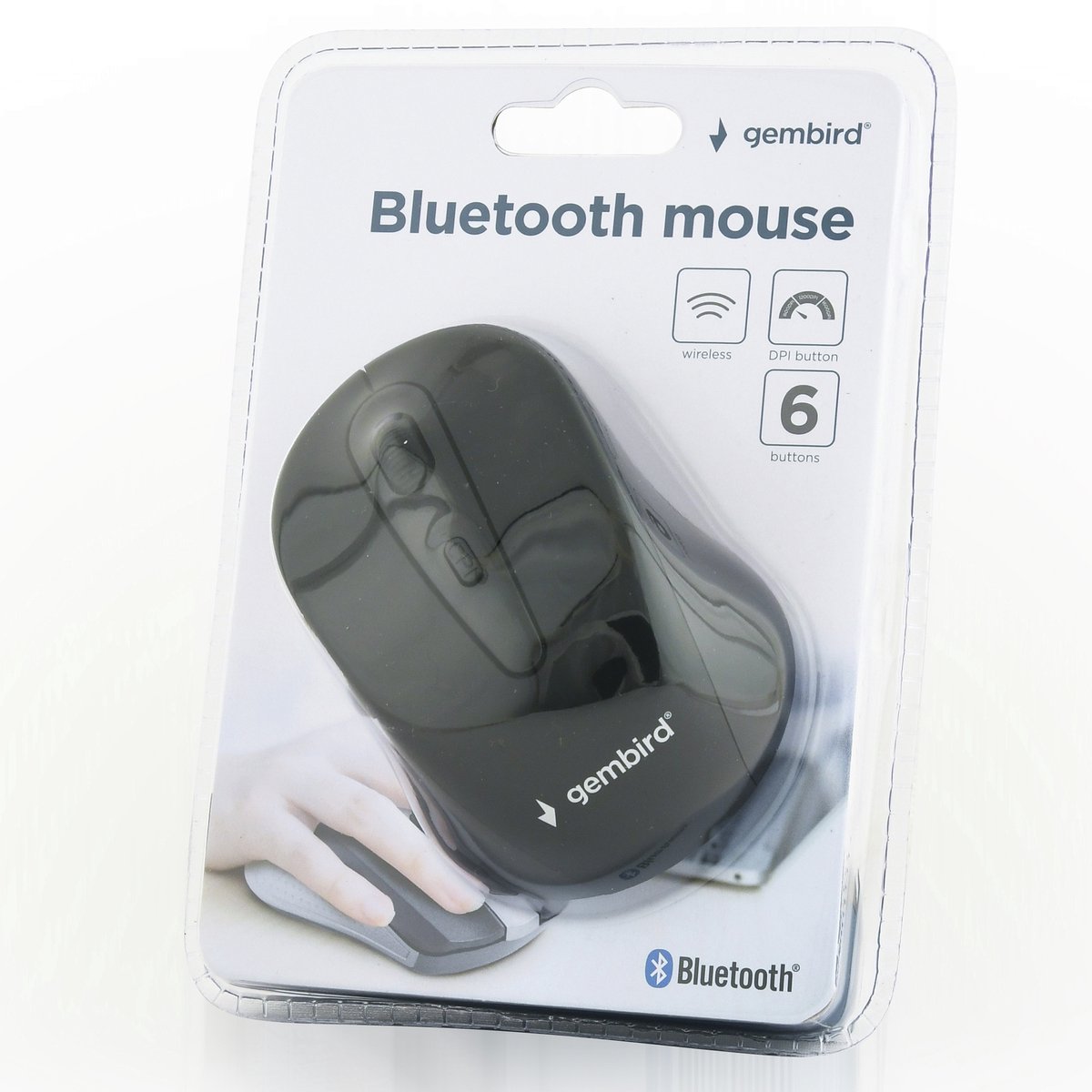 muis GEMBIRD Optische Bluetooth-muis zwart