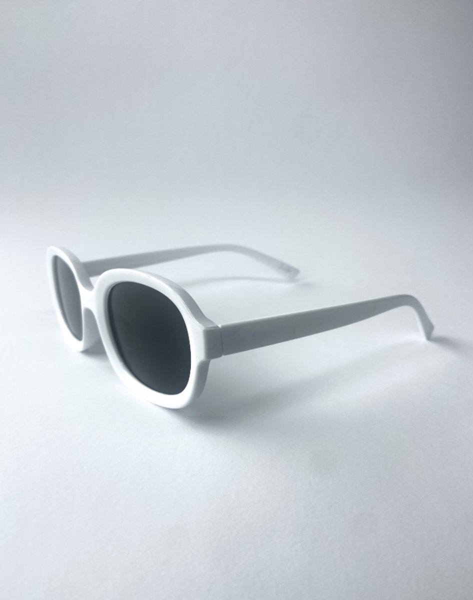 Festivalbril Techno Bril Rave Bril Zonnebril Unisex Wit REfunn 2023