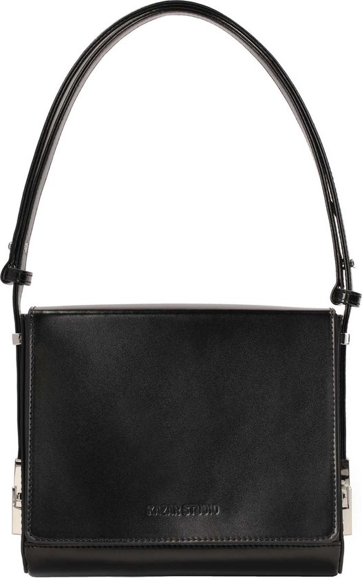 Classic black leather bag bol