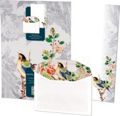 Bekking & Blitz - Briefpapier - 10 vellen briefpapier - Inclusief enveloppen – Kunst – Uniek design – Chinees porselein - Chinese Porcelain - Kasteel De Haar Haarzuilens