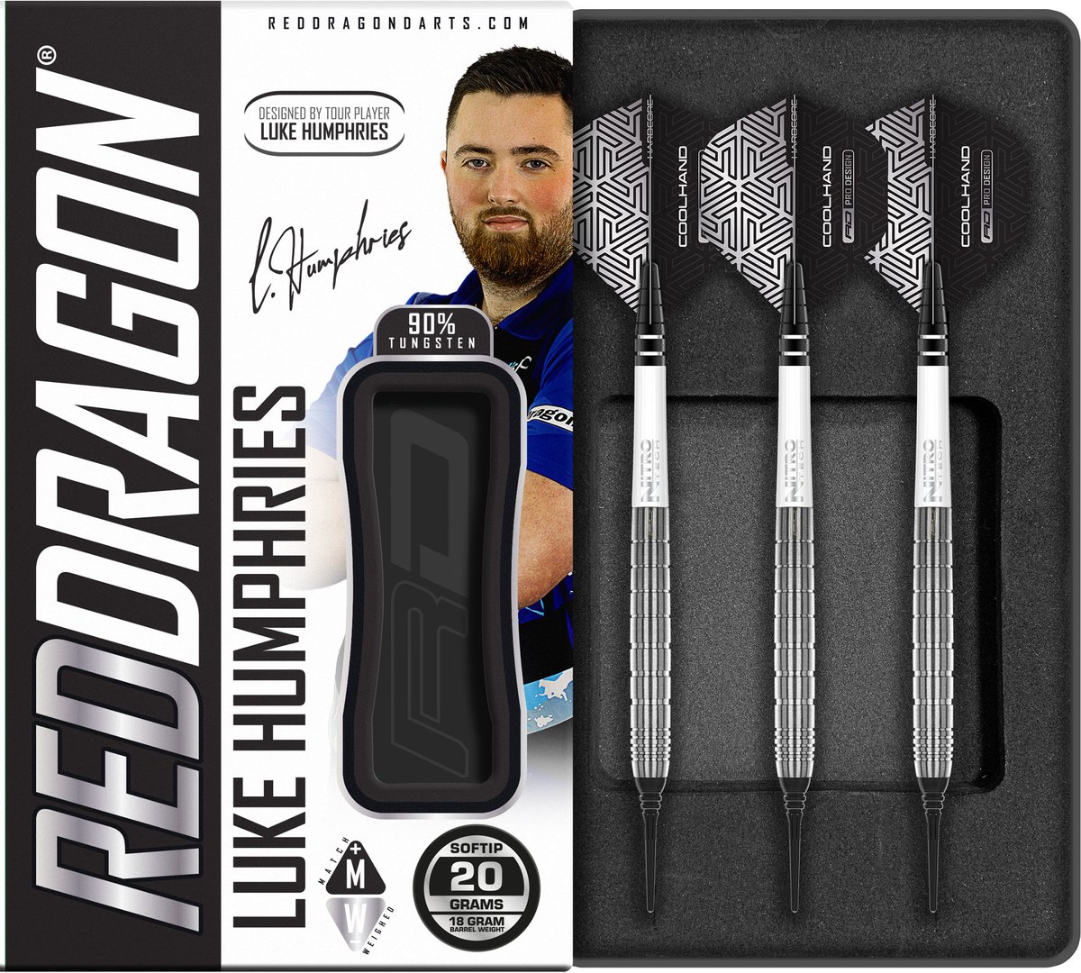 Red Dragon Luke Humphries TX1 90% - Soft Tip Darts