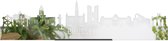 Standing Skyline Brussel Spiegel - 40 cm - Woon decoratie om neer te zetten en om op te hangen - Meer steden beschikbaar - Cadeau voor hem - Cadeau voor haar - Jubileum - Verjaardag - Housewarming - Aandenken aan stad - WoodWideCities