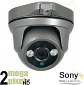 Beveiligingscamera - Full HD 4-in-1 Camera - Nachtzicht 40m - 2.7-13.5mm Motorzoomlens - Geschikt als Binnen en Buiten Camera