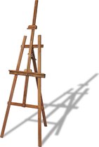 KORA ART Chevalet - 172*52 cm - professionnel - bois de pin - chevalet trépied réglable - chevalet d'atelier - chevalet de terrain - chevalet d'atelier - Poste de travail - Publicité extérieure