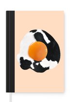 Carnet - Livre d'écriture - Oeuf - Nourriture - Imprimé vache - Vache - Animaux - Carnet - Taille A5 - Bloc-notes