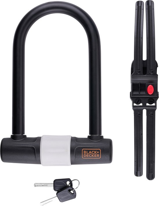 BLACK+DECKER U-lock - Antivol vélo/ Antivol scooter/ Antivol moto