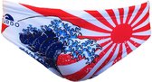 Turbo Japan Kanji Zwemslip Rood,Blauw L Man