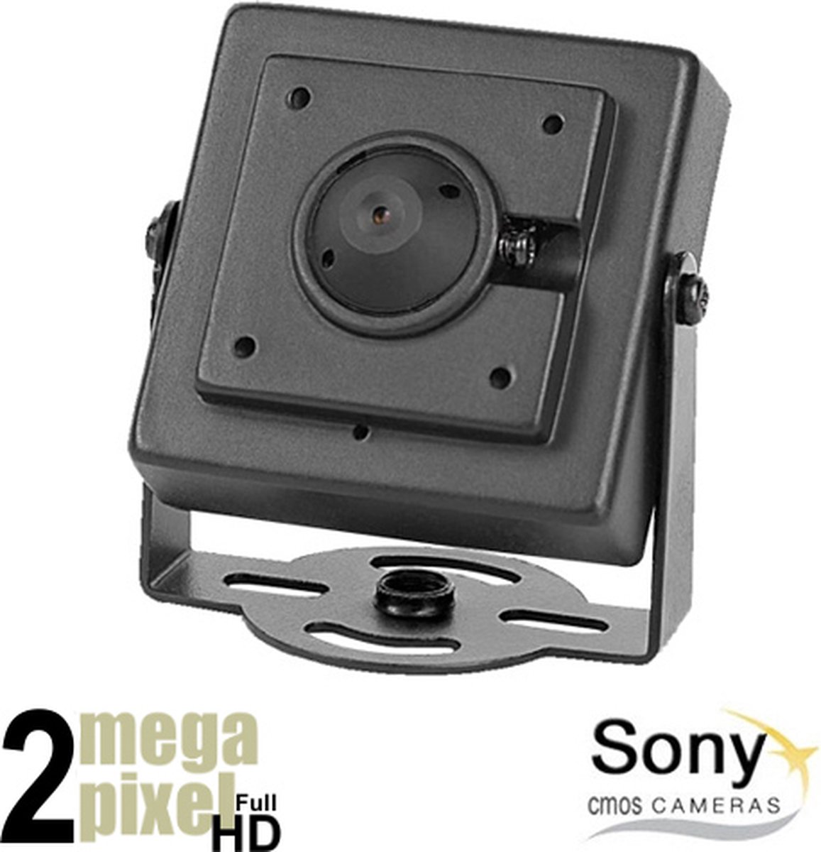 Mini Camera 4 in 1 - Full HD - Klein Formaat 36x36mm - 3.7mm lens - Verborgen Camera - Minuscule Pinhole - Onopvallend