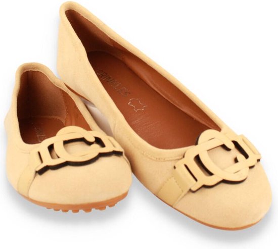 Crinkles Dames Ballerina BEIGE 40