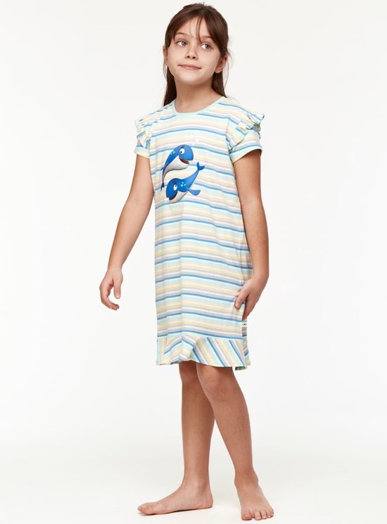 Robe de nuit Woody filles dames raye multicolore baleine 231 1 BDR S 904 . bol