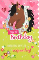 Depesche - Kinderkaart met de tekst "Happy Birthday - Veel liefs voor je ..." - mot. 022