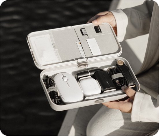 Organiseur de bureau portable Orbitkey avec chargeur sans fil