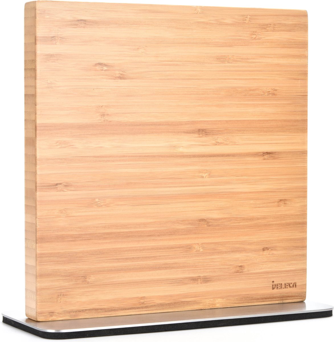GEFU 13955 Insiem Knife Block, High Quality Knife Holder, Stainless Steel, Without Knives
