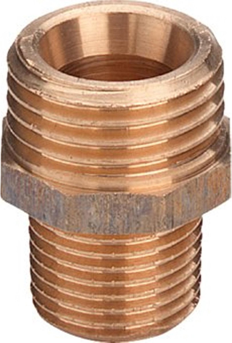 Viega Smartpress Brons draad verloopnippel bu.dr. 1/2x1/2bu gereduceerd