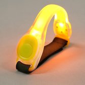Hardloop verlichting - Hardloop lampjes incl batterijen - LED verlichting voor om je armen - Water resistant - Kleur: Geel - Hardlopen - Joggen - Veiligheid