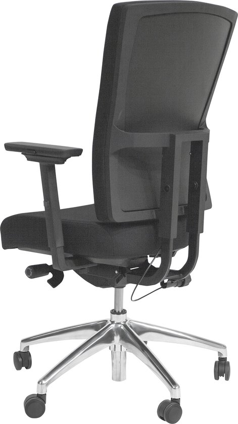 Schaffenburg serie 300 NEN Comfort ergonomische bureaustoel met aluminium voetkruis en 5 jaar volledige garantie. NEN-EN 1335 gecertificeerd