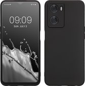 kwmobile telefoonhoesje geschikt voor Oppo A57s / A57 4G - Hoesje voor smartphone - Precisie camera uitsnede - In mat zwart