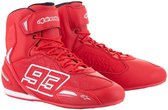 Alpinestars Austin Riding Shoes Bright Red White US 9 - Maat - Laars