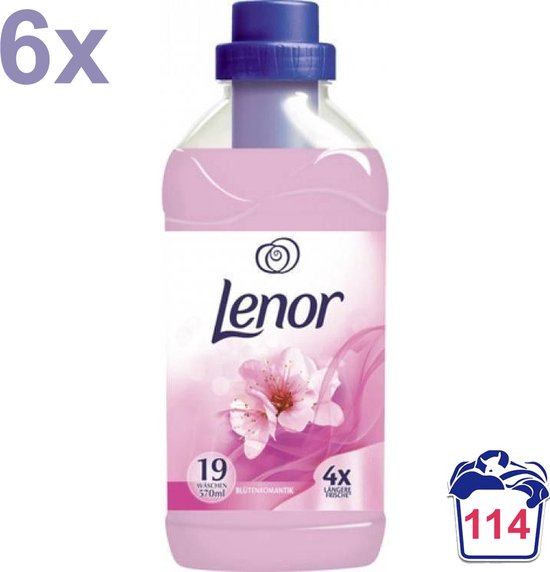Lenor Pivoine et Hibiscus - Assouplissant - 12 x 38 Lavages Value