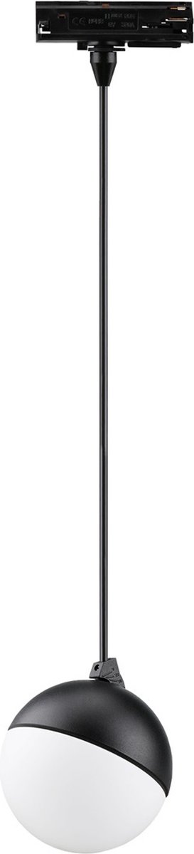 Orbit LED railhanglamp voor tracksysteem, 6W of 9W, 905 lumen, 2700K warm wit, dimbaar, zwart aluminium