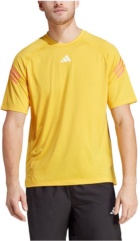 Adidas Ti 3s T-shirt Met Korte Mouwen Geel M Man