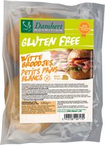 Damhert Broodjes wit glutenvrij (120g)