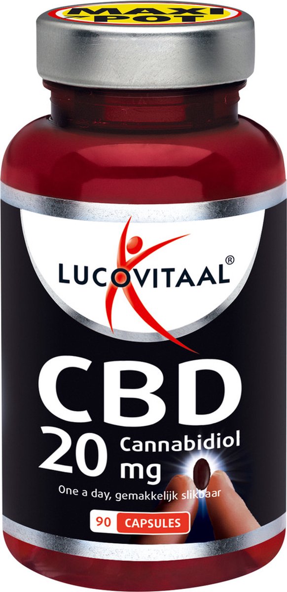 Goedkoopste Lucovitaal CBD capsules 20 milligram Supplement - 90 capsules