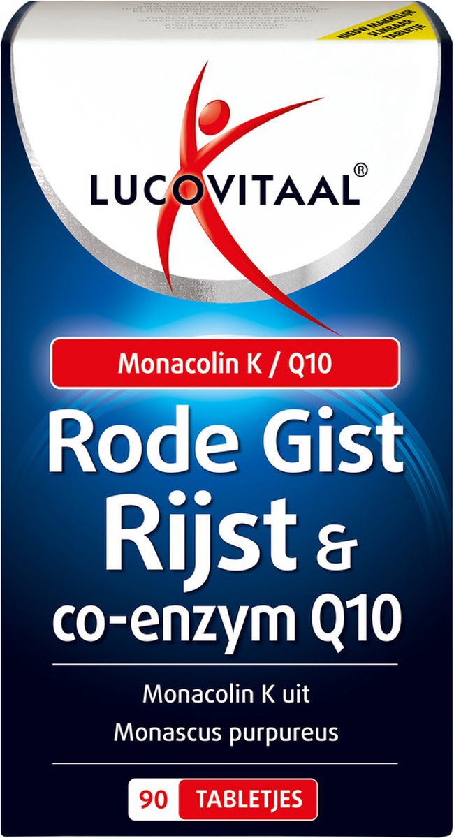 Goedkoopste Lucovitaal Rode Gist Rijst & Q10 90 tabletten