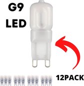 LED steeklampje met G9 fitting - 200 lumen - 2.5W - ⌀  16 mm - 10 x LED G9 steeklampjes