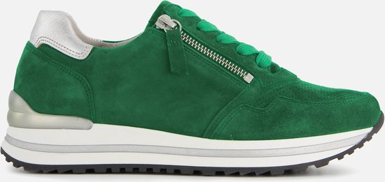 Gabor Sneakers groen Suede - Dames - Maat 38