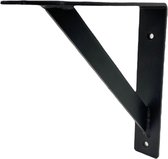 Maison DAM - 1x Plankdrager driehoek ZWAAR - Wandsteun - Voor een plank van 20 tot 30cm - Belastbaar tot 60kg per plankdrager