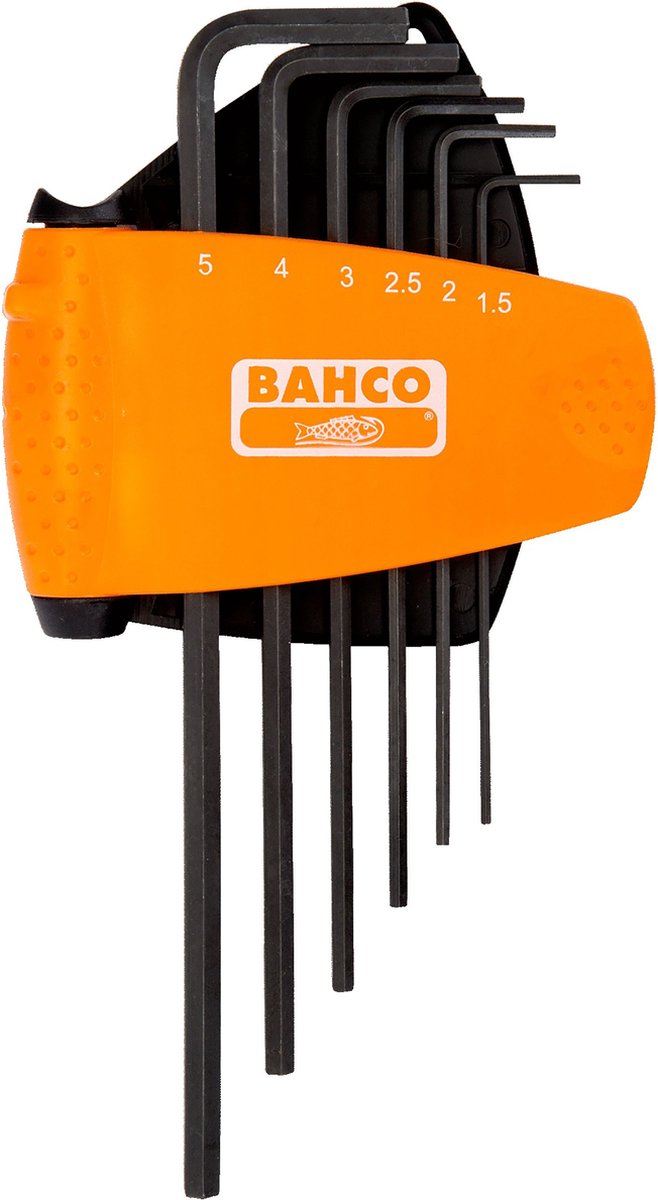 Bahco BE-9586 6-delige Inbussleutelset - 1,5-5mm