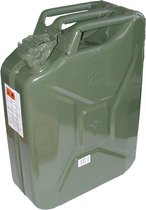Jerrycan metaal 20L - voor elke brandstof - Groen