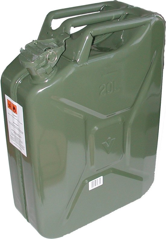 Jerrycan Metaal 20 liter - Tools-n-More Gereedschappen Jerrycan Metaal 20 liter - Tools-n-More Gereedschappen