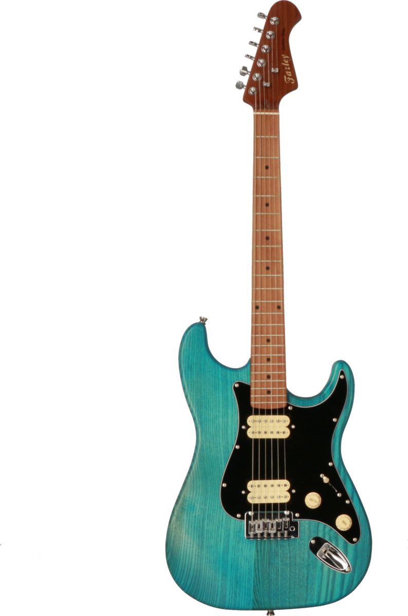 Fazley Outlaw Series Sheriff Plus HH Blue elektrische gitaar met gigbag