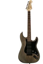Fazley Outlaw Series Sheriff Basic HSS Black elektrische gitaar met gigbag