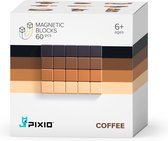 Pixio Magnetic Blocks | Abstract Series | Pixio-Coffee | 4 kleuren | 60 blokken