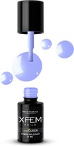 XFEM UV/LED Hybrid Gellak Blue Sky 6ml. #0161 - Lichtblauw - Glanzend - Gel nagellak