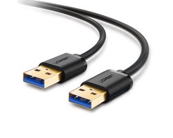 Ugreen 10370, 1 m, USB A, USB A, USB 3.2 Gen 1 (3.1 Gen 1), Noir