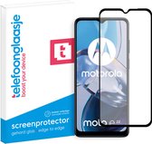 Telefoonglaasje Screenprotectors Geschikt voor Motorola Moto E22 4G - Volledig Dekkend - Gehard Glas Screenprotector Geschikt voor Motorola Moto E22 4G - Beschermglas van rand tot rand