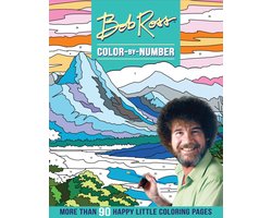 Color-by-Number- Bob Ross Color-by-Number