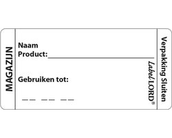 LabelLord | HACCP Stickers | Magazijn Label | Aqualabel | 250 etiketten op rol