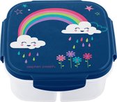 Stephen Joseph - snackbox met koelelement - blauw regenboog