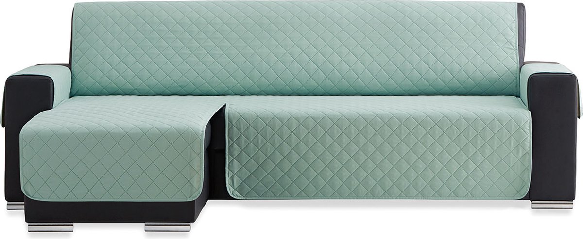 Belmarti® Bankbeschermer Duo Chaise Longue 200cm breed - Mint – Gevoerde stof voor extra comfort en duurzaamheid – Ideaal voor gezinnen met huisdieren – Premium kwaliteit