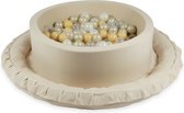 Speelnest Beige - 4cm bodemmatras - zachte jersey hoes