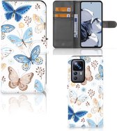 Telefoonhoesje met Pasjes geschikt voor Xiaomi 12T | 12T Pro Vlinder