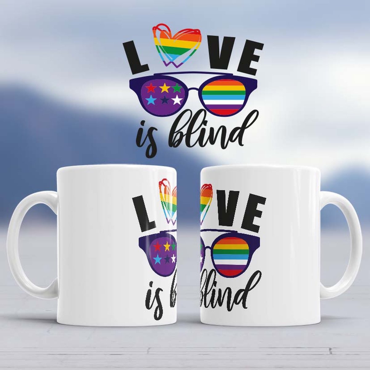 Mok Love is blind - Pride - Gay - Gay Pride Parade (Pride parade) - LGTBQIA+