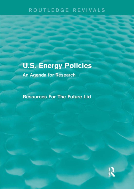 U.s. Energy Policies - cover