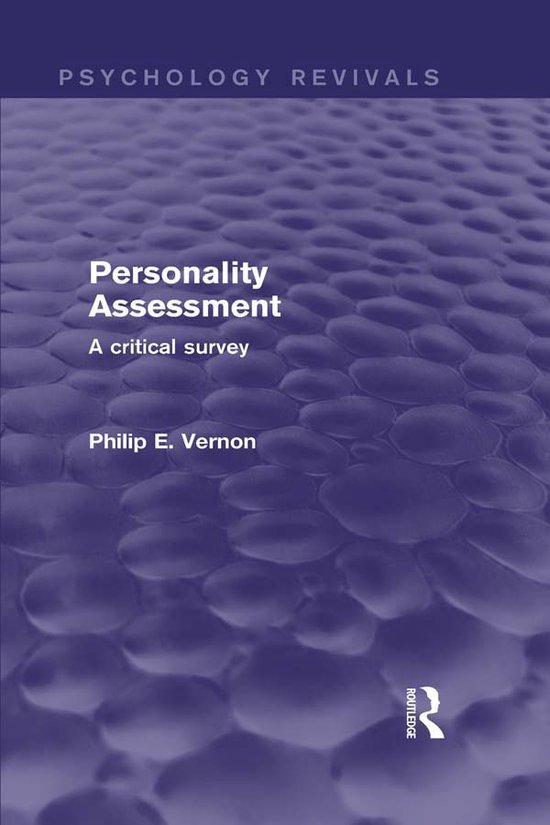 Personality Assessment - cover