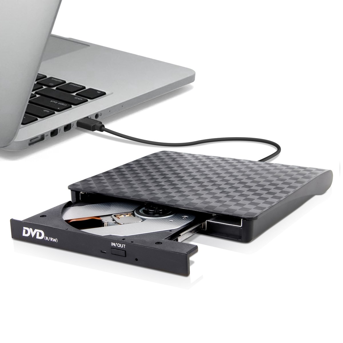 Externe draagbare DVD/CD Speler – voor Laptop en PC – Macbook en Windows - USB3.0 - KOFZ
